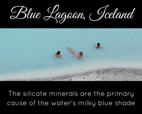 Blue lagoon water Iceland