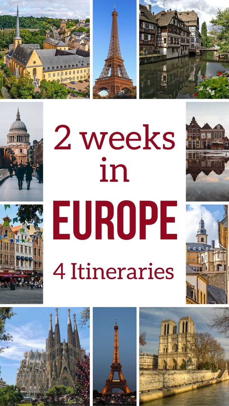 travel itinerary europe 2 weeks
