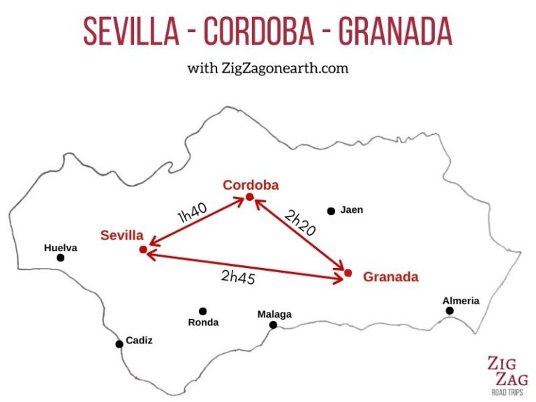 Seville Vs Cordoba Vs Granada Andalucia Map 768x576 