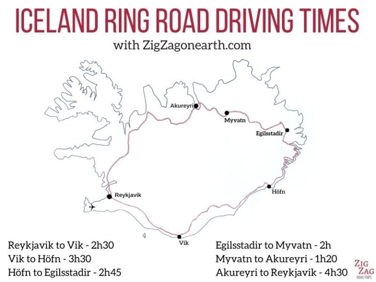 The Ring Road Iceland Map Attractions Itinerary