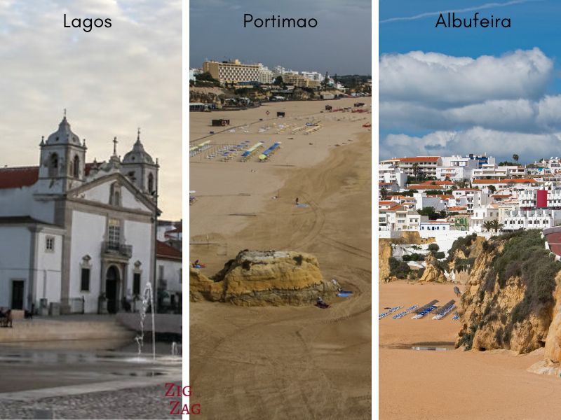   Lagos of Portimao of Albufeira waar naartoe in Algarve